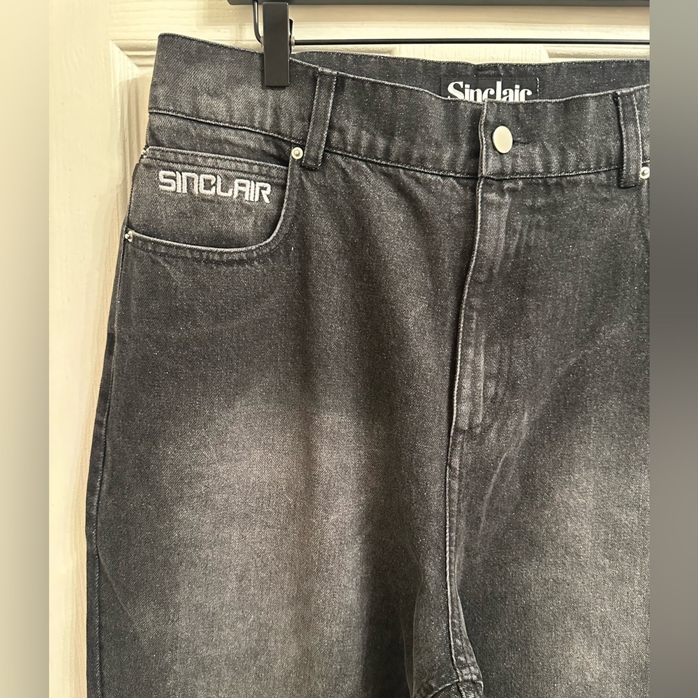 Sinclair Denim Patchwork Jeans Size 36 - image 2